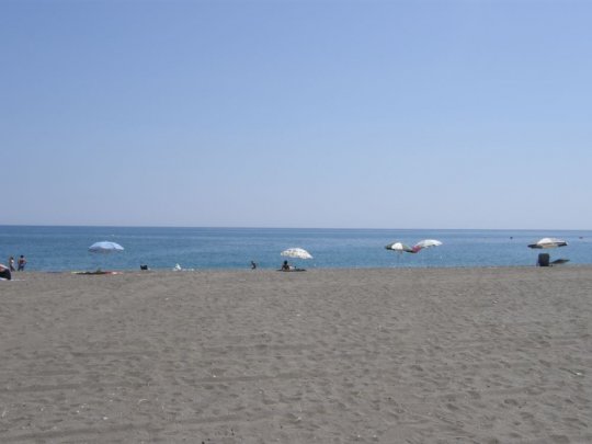 The beach at Torre del Mar