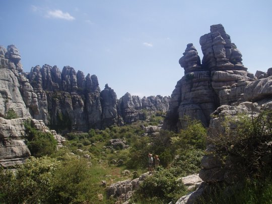 El Torcal, vilde klippeformationer, vandring