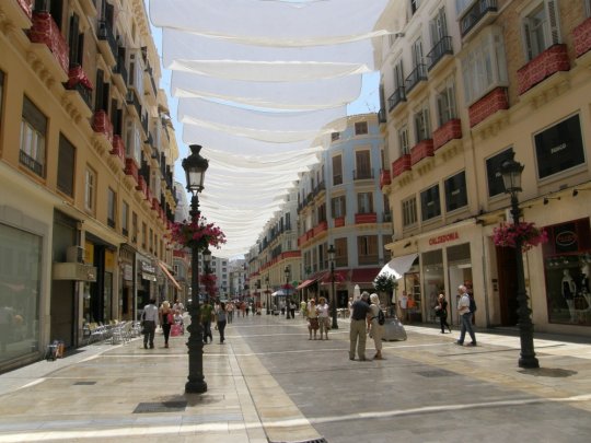 Malaga, byens strøg, Picassos fødeby