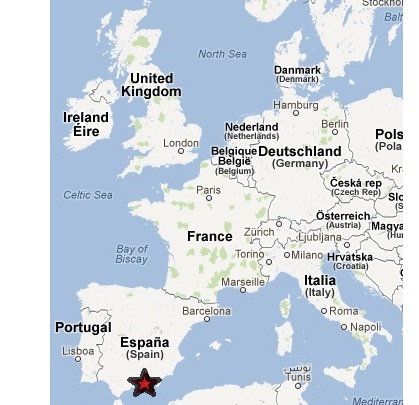 Stjernen er Competa ved Malaga. Europas mest solrige omrde.