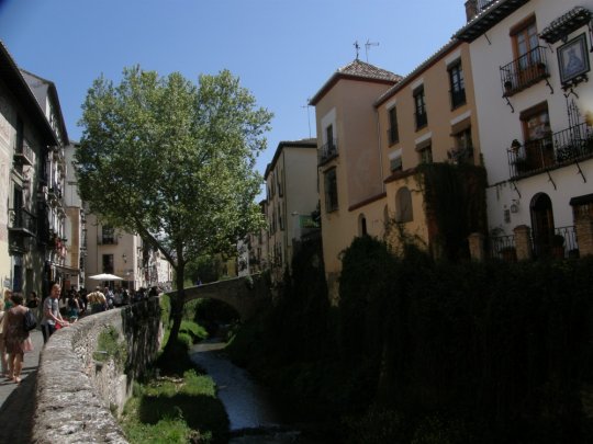 Granada tæt ved Alhambre