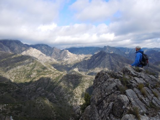 Vandring i naturparken Sierras de Tejeda, Almijara y Alhama ved Competa